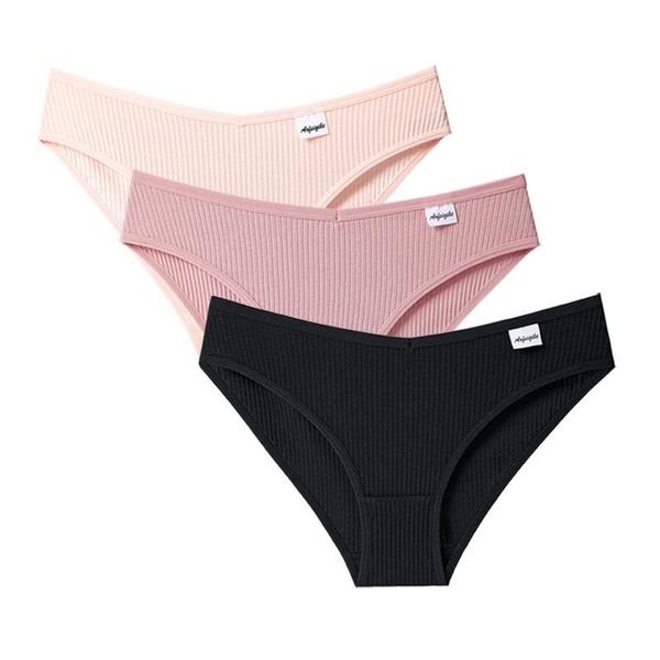 women's panties 3 pcs solid color women's seamless elastic female underwear bikini thongs slim fit push up cotton lady underpanties, Black;pink
women's panties 3 pcs solid color women's seamless elastic female underwear bikini thongs slim fit push up cotton lady underpanties, Black;pink