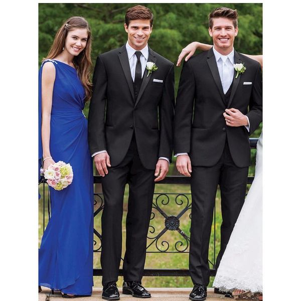 fashion modern satin two buttons black groom tuxedos men wedding suits (jacket+pants+vest) slim fit suit men's & blazers, White;black
fashion modern satin two buttons black groom tuxedos men wedding suits (jacket+pants+vest) slim fit suit men's & blazers, White;black