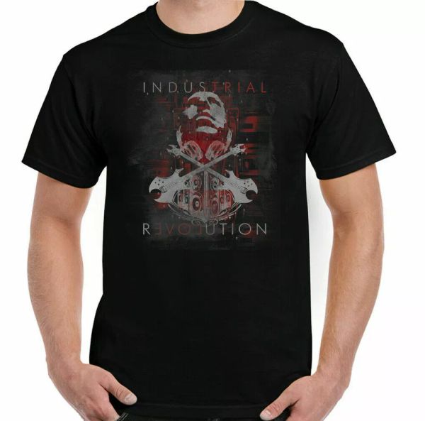 industrial revolution mens guitarist t-shirt guitar electric bass skull, White;black
industrial revolution mens guitarist t-shirt guitar electric bass skull, White;black