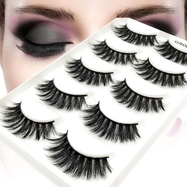 false eyelashes 5 pairs/set 3d mink long eye makeup thick natural eyelash extension wholesale ladies
false eyelashes 5 pairs/set 3d mink long eye makeup thick natural eyelash extension wholesale ladies