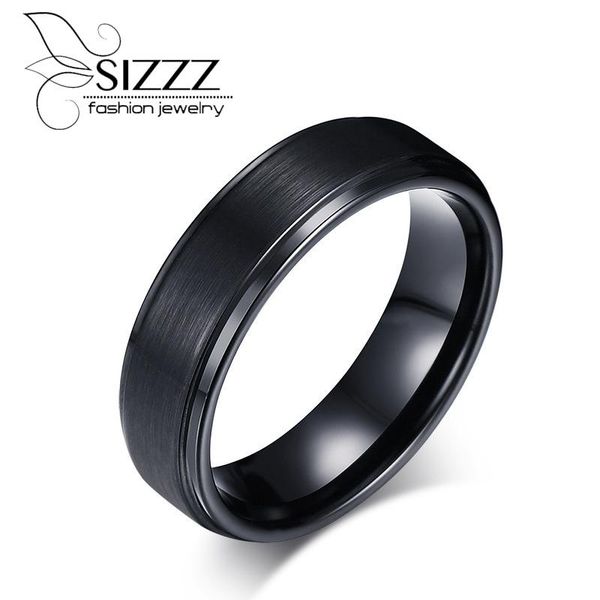 wedding rings mens tungsten steel black black-color stepped edges finish center for men engagement band jewelry, Slivery;golden
wedding rings mens tungsten steel black black-color stepped edges finish center for men engagement band jewelry, Slivery;golden