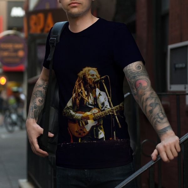 original rock bob marley 3d printed singer uncle pattern t-shirt fashion and beautiful breathable daily party travel men's short sleeve, White;black
original rock bob marley 3d printed singer uncle pattern t-shirt fashion and beautiful breathable daily party travel men's short sleeve, White;black