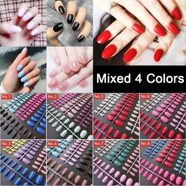 false nails 4 sets mixed color short press on acrylic tips round 10 sizes full cover fake art diy, Red;gold
false nails 4 sets mixed color short press on acrylic tips round 10 sizes full cover fake art diy, Red;gold