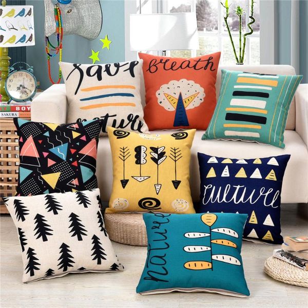 45x45cm colorful cushion cover cotton linen fashion printed car seat waist sofa home decorative throw pillowcase cushion/decorative pillow
45x45cm colorful cushion cover cotton linen fashion printed car seat waist sofa home decorative throw pillowcase cushion/decorative pillow