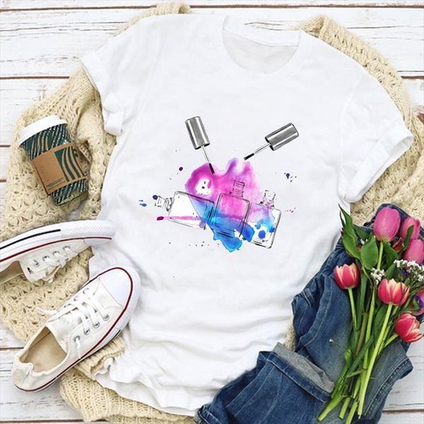and women graphic watercolor men t shirts beauty fashion 3d finger nail summer shirt womens clothing lady clothes tee, White;black
and women graphic watercolor men t shirts beauty fashion 3d finger nail summer shirt womens clothing lady clothes tee, White;black