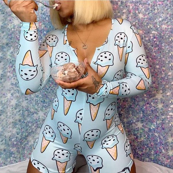 buuuu pajamas bodysuit women romper plus size long arm v cut stretch fit y2k cute cartoon pattern, Black;white
buuuu pajamas bodysuit women romper plus size long arm v cut stretch fit y2k cute cartoon pattern, Black;white