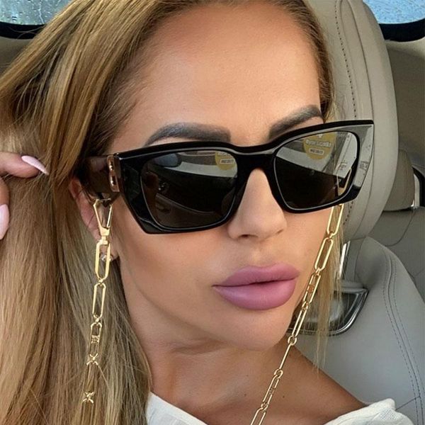 sunglasses unique design women's black rectangular 2021 british fashion square women men est eyewear gafas de so, White;black
sunglasses unique design women's black rectangular 2021 british fashion square women men est eyewear gafas de so, White;black