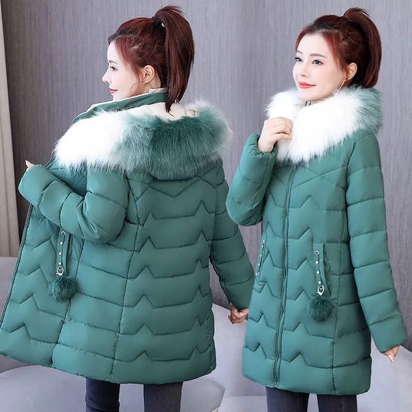 women's jackets long coat of female quilted cotton, parka jacket for women with fur collar and hood, warm thick, women's clothes,, Black;brown
women's jackets long coat of female quilted cotton, parka jacket for women with fur collar and hood, warm thick, women's clothes,, Black;brown