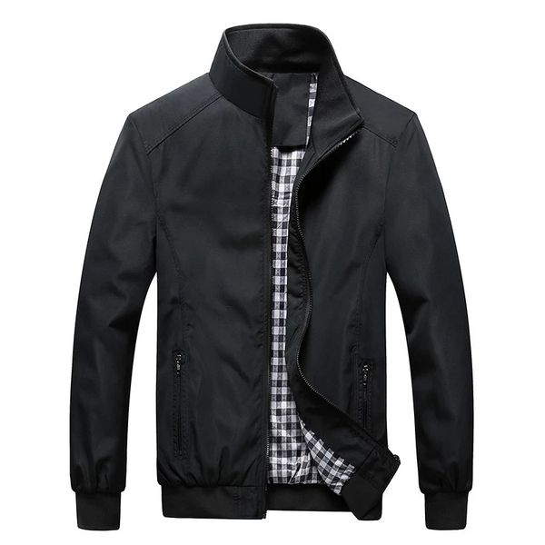 designer quality bomber solid casual jacket men spring autumn outerwear sportswear mens jackets baseball male coats, Black;brown
designer quality bomber solid casual jacket men spring autumn outerwear sportswear mens jackets baseball male coats, Black;brown