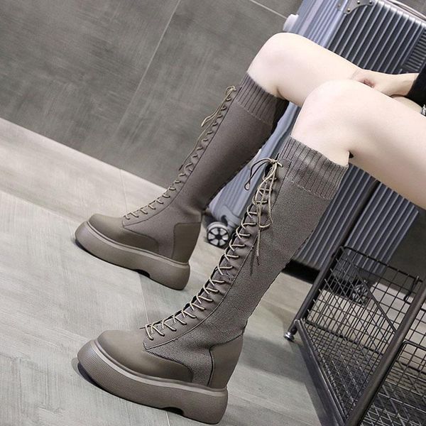 boots shoes lady lace up round toe thigh high heels boots-women lolita over-the-knee 2021 leather autumn stocking, Black
boots shoes lady lace up round toe thigh high heels boots-women lolita over-the-knee 2021 leather autumn stocking, Black