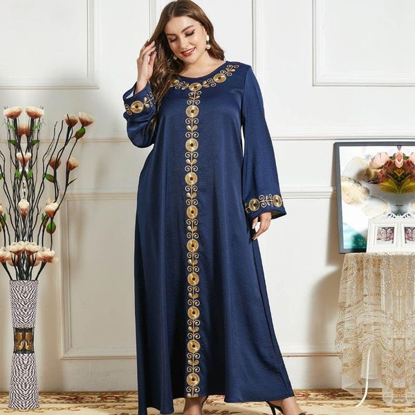 ethnic clothing large size muslim fashion temperament women's lace embroidered long sleeve skirt fat mm casual dress abaya, Red
ethnic clothing large size muslim fashion temperament women's lace embroidered long sleeve skirt fat mm casual dress abaya, Red