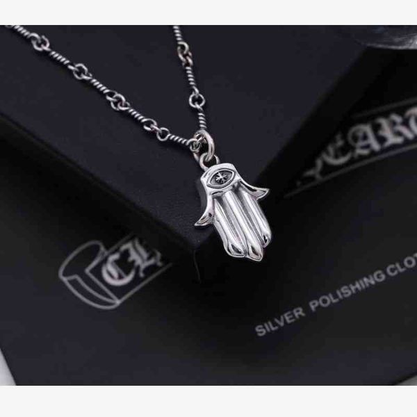 party favor chrome/hearts necklace chaoren s925 sterling silver ch crow heart palm pendant handmade hemp rope bamboo cha
party favor chrome/hearts necklace chaoren s925 sterling silver ch crow heart palm pendant handmade hemp rope bamboo cha