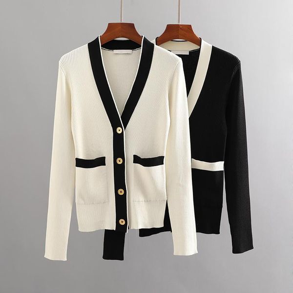women's knits & tees brand fashion women high spring autumn vintage elegant slim v-neck gold buckle knitted cardigan sweater jacket, White
women's knits & tees brand fashion women high spring autumn vintage elegant slim v-neck gold buckle knitted cardigan sweater jacket, White