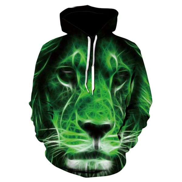 men's hoodies & sweatshirts 3d printing green lion hoodie jacket spring and autumn hooded sweatshirt clothes long-sleeved pullover top, Black
men's hoodies & sweatshirts 3d printing green lion hoodie jacket spring and autumn hooded sweatshirt clothes long-sleeved pullover top, Black