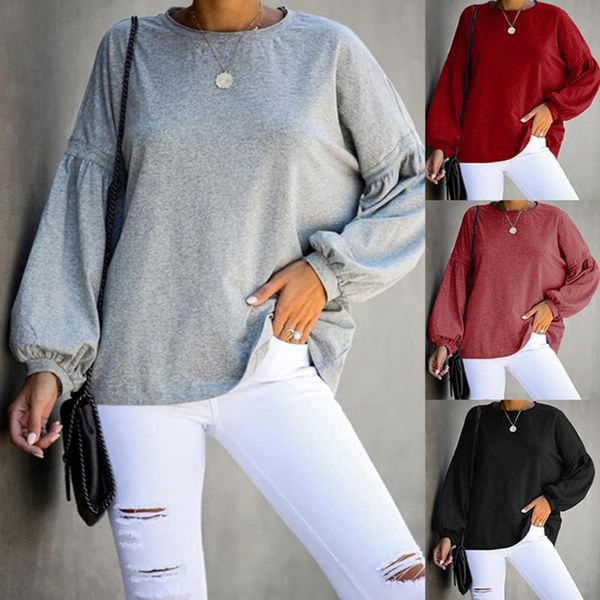 women's t-shirt y2k woman tshirts solid autumn e girl t-shirts vintage long lantern sleeve tunic clothes loose casual gothic tee, White
women's t-shirt y2k woman tshirts solid autumn e girl t-shirts vintage long lantern sleeve tunic clothes loose casual gothic tee, White