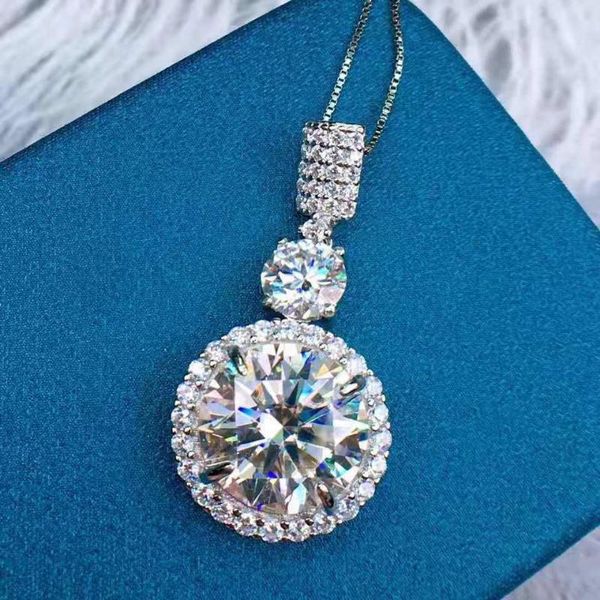 chains the domineering 6- moissan diamond necklace fire color super trendy fashion pendant jewelry accessories, Silver
chains the domineering 6- moissan diamond necklace fire color super trendy fashion pendant jewelry accessories, Silver