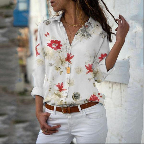 womens blouses women autumn elegant long sleeve print v neck chiffon blouse female work wear shirts plus size 5xl, White
womens blouses women autumn elegant long sleeve print v neck chiffon blouse female work wear shirts plus size 5xl, White
