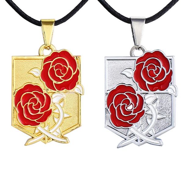 pendant necklaces 2021 cosplay jewelry cartoon attack on titan necklace shingeki no kyojin rose choker men accessories, Silver
pendant necklaces 2021 cosplay jewelry cartoon attack on titan necklace shingeki no kyojin rose choker men accessories, Silver