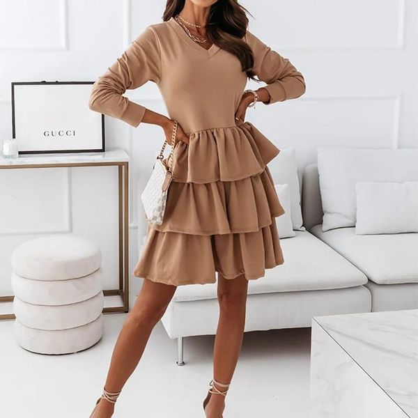 casual dresses ladies long sleeves office dress women autumn fashion solid party v-neck cascade ruffle elegant 2021, Black;gray
casual dresses ladies long sleeves office dress women autumn fashion solid party v-neck cascade ruffle elegant 2021, Black;gray