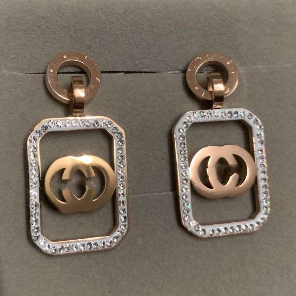 girls wedding dangles 316l stainless steel rose gold full diamond square letter drop earrings dangle for women lady birthday gift, Silver
girls wedding dangles 316l stainless steel rose gold full diamond square letter drop earrings dangle for women lady birthday gift, Silver