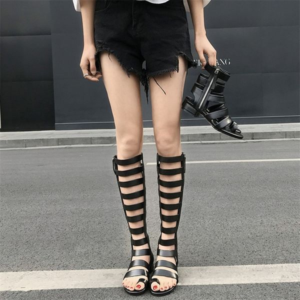 boots memunia genuine leather gladiator cut outs summer shoes woman black knee high ladies sandals 7c5p
boots memunia genuine leather gladiator cut outs summer shoes woman black knee high ladies sandals 7c5p