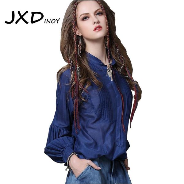 women's blouses & shirts jxdinoy causal solid blue spring 2021 shirt cotton fashion turn-down collar lantern sleeve vintage b9535, White
women's blouses & shirts jxdinoy causal solid blue spring 2021 shirt cotton fashion turn-down collar lantern sleeve vintage b9535, White