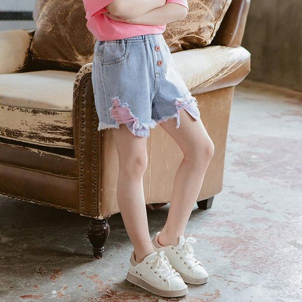 shorts children's jeans summer short ripped hole for baby girl solid color clothes casual children, Black
shorts children's jeans summer short ripped hole for baby girl solid color clothes casual children, Black