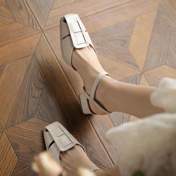 sandals sapatos femininos autênticos sandálias de couro 2021 verão novo meados salto baotou, Black
sandals sapatos femininos autênticos sandálias de couro 2021 verão novo meados salto baotou, Black