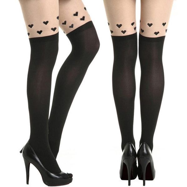 socks & hosiery women's tights classic heart-shaped stitching silk stockings thin ladies transparent tattoo pantyhose, Black;white
socks & hosiery women's tights classic heart-shaped stitching silk stockings thin ladies transparent tattoo pantyhose, Black;white