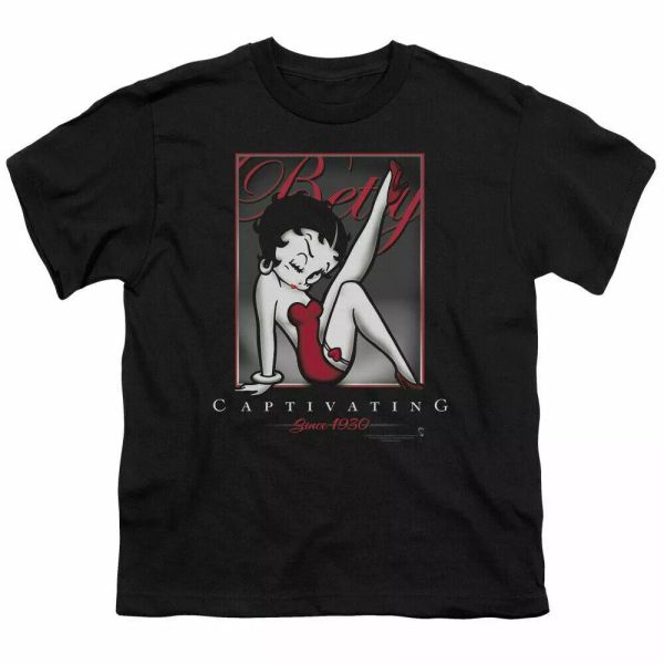 Betty Boop Captivating Kids Youth T Shirt Licensed Classic Cartoon Tee Black, White;black
Betty Boop Captivating Kids Youth T Shirt Licensed Classic Cartoon Tee Black, White;black