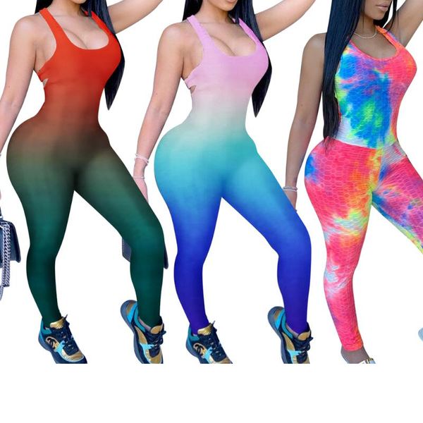 women's jumpsuits & rompers gradient tie dye one piece jumpsuit women block u neck sleeveless fitness playsuits summer backless criss c, Black;white
women's jumpsuits & rompers gradient tie dye one piece jumpsuit women block u neck sleeveless fitness playsuits summer backless criss c, Black;white