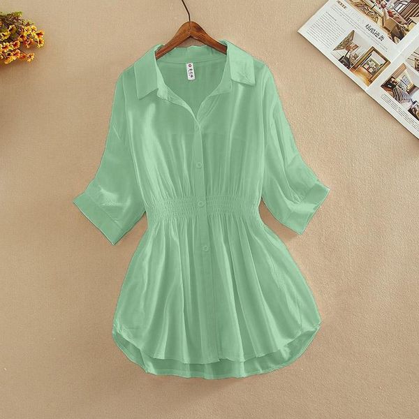 women's blouses & shirts women spring summer style chiffon lady casual turn-down collar half sleeve slim blusas rr0062, White
women's blouses & shirts women spring summer style chiffon lady casual turn-down collar half sleeve slim blusas rr0062, White