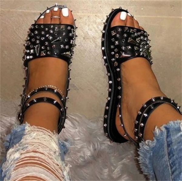 new rivet sandals women 2021 summer rome style open toe buckle ladies casual shoes 35-43 large-sized female comfortable feetwear, Black
new rivet sandals women 2021 summer rome style open toe buckle ladies casual shoes 35-43 large-sized female comfortable feetwear, Black