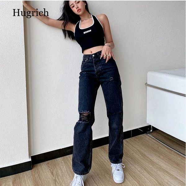women's jeans 2021 ripped for women fashion wide legged wash water casual mid waist baggy streetwear, Blue
women's jeans 2021 ripped for women fashion wide legged wash water casual mid waist baggy streetwear, Blue