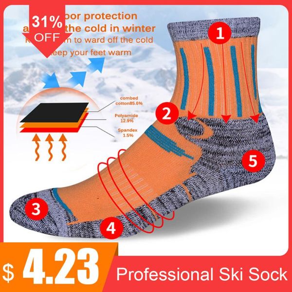 autumn and winter thick professional outdoor skiing fishing sports socks for men women running cycling thermo, Black
autumn and winter thick professional outdoor skiing fishing sports socks for men women running cycling thermo, Black