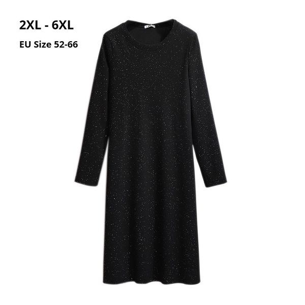 sweaters plus size 6xl 5xl 4xl 3xl women sweaters and pullovers femme crew neck autumn winter knit slim long sweater dresses, White;black
sweaters plus size 6xl 5xl 4xl 3xl women sweaters and pullovers femme crew neck autumn winter knit slim long sweater dresses, White;black