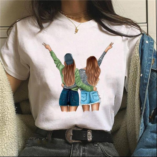 women t shirt friends girl summer casual tees female hipster shirts harajuku o, White
women t shirt friends girl summer casual tees female hipster shirts harajuku o, White