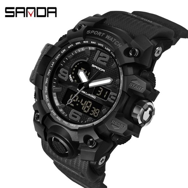 wristwatches sanda men sports watches led digital fashion military waterproof quartz chronograph relogio masculino, Slivery;brown
wristwatches sanda men sports watches led digital fashion military waterproof quartz chronograph relogio masculino, Slivery;brown