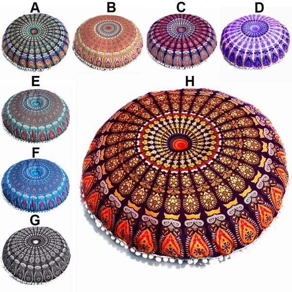 pillow case round mandala pattern pillowcase bohemian cushion cover boho floor pillows home decoration #p2
pillow case round mandala pattern pillowcase bohemian cushion cover boho floor pillows home decoration #p2