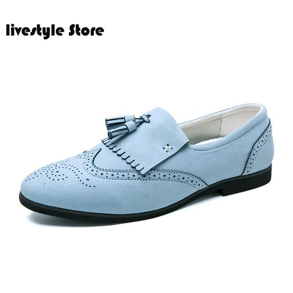 men's tassels brogue carved loafers mocassin homme wingtip flats casual wedding shoes dress plus size 38-48, Black
men's tassels brogue carved loafers mocassin homme wingtip flats casual wedding shoes dress plus size 38-48, Black