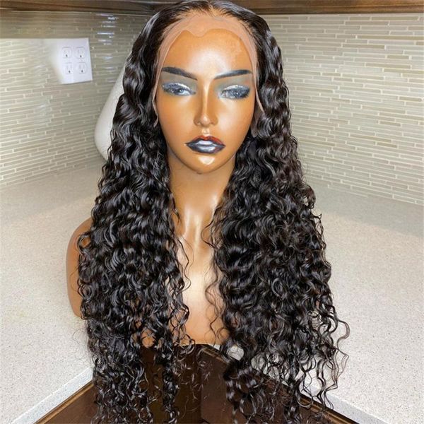 synthetic wigs long black natural density daily use wig loose water wave for women heat resistant lace front
synthetic wigs long black natural density daily use wig loose water wave for women heat resistant lace front