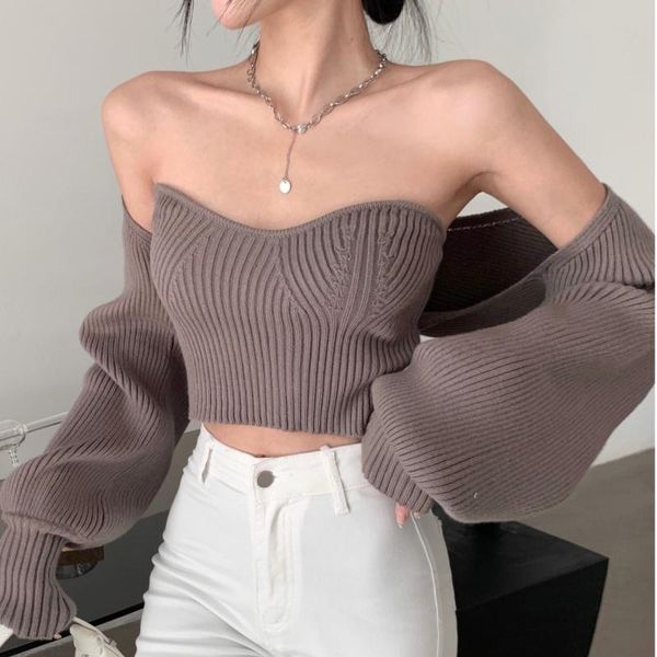 women's knits & tees autumn cardigan suit casual loose long-sleeved sunscreen knitted blouse slim tube vest two-piece, White
women's knits & tees autumn cardigan suit casual loose long-sleeved sunscreen knitted blouse slim tube vest two-piece, White