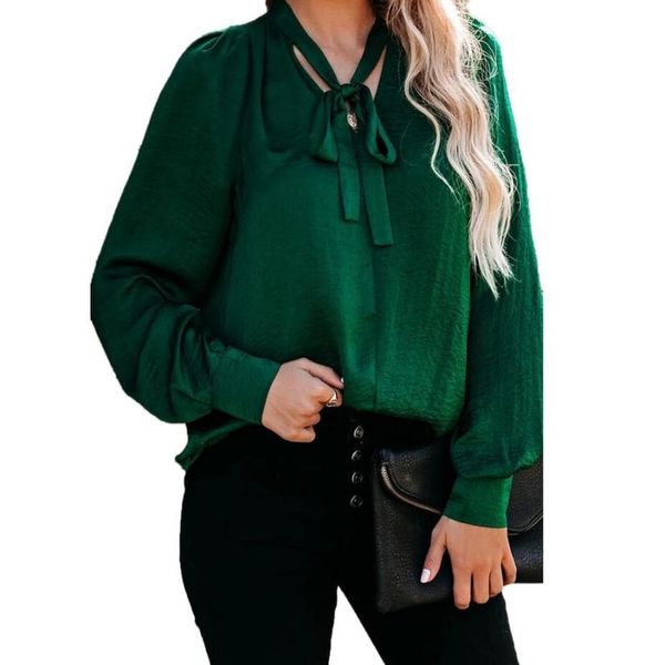 women blouse 2021 spring v-neck soild long sleeve chiffon shirt female fashion casual loose blouses ladies work office women's & s, White
women blouse 2021 spring v-neck soild long sleeve chiffon shirt female fashion casual loose blouses ladies work office women's & s, White
