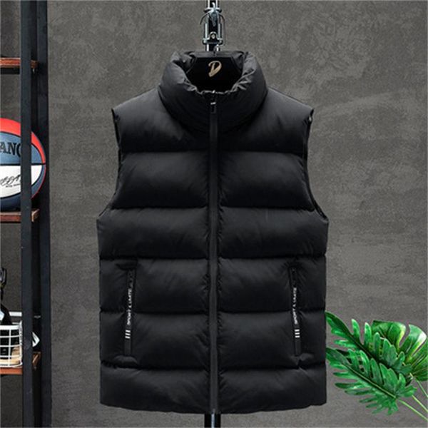 men's vests fall/winter down cotton waistcoat european large size trendy thickened outer wear jacket, Black;white
men's vests fall/winter down cotton waistcoat european large size trendy thickened outer wear jacket, Black;white