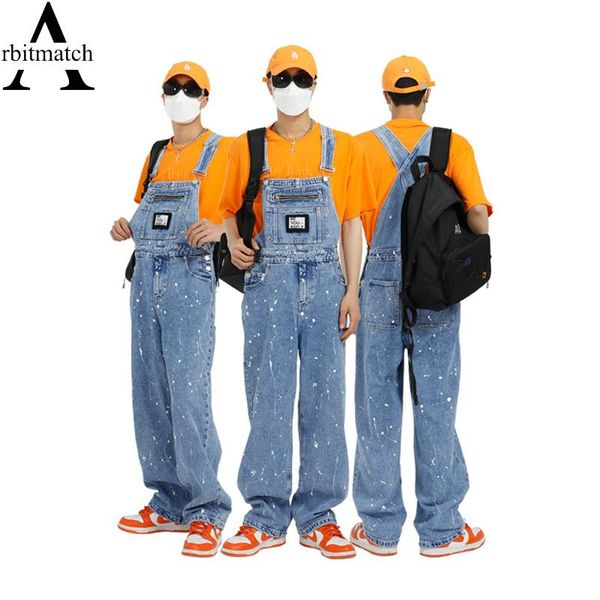 men's jeans arbitmatch overalls man hip hop cotton pants wash water distressed men trousers baggy streewear oversize, Blue
men's jeans arbitmatch overalls man hip hop cotton pants wash water distressed men trousers baggy streewear oversize, Blue