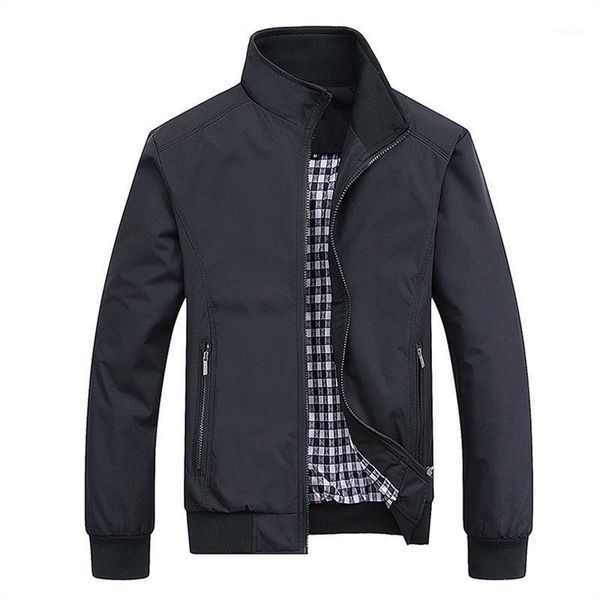 men's jackets 2021 spring and autumn casual solid color fashion slim baseball jacket men, Black;brown
men's jackets 2021 spring and autumn casual solid color fashion slim baseball jacket men, Black;brown