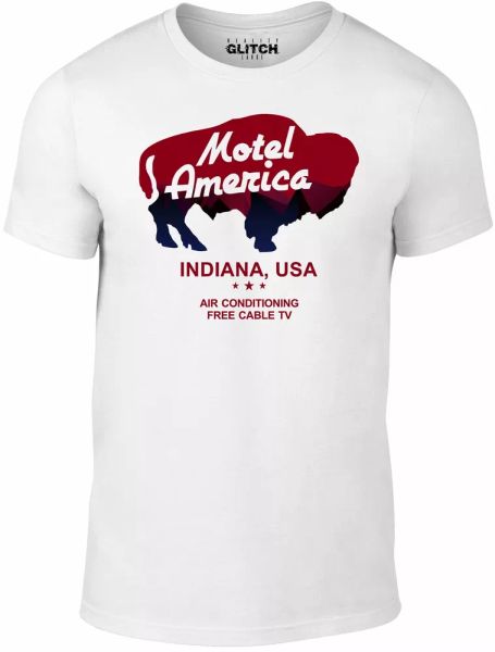motel america mens t-shirt american gods inspired tv mcshane watch cool, White;black
motel america mens t-shirt american gods inspired tv mcshane watch cool, White;black