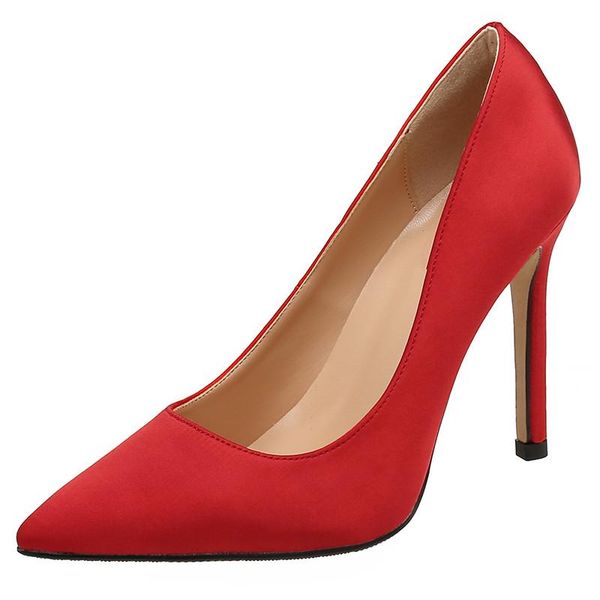 dress shoes 2021 ladies pointed toe thin high heels slilk banquet stiletto pumps large size women's x0005, Black
dress shoes 2021 ladies pointed toe thin high heels slilk banquet stiletto pumps large size women's x0005, Black