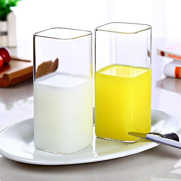 wine glasses heat resistant square glass household high borosilicate water cup large breakfast juice milk coffee 400ml 2pcs
wine glasses heat resistant square glass household high borosilicate water cup large breakfast juice milk coffee 400ml 2pcs