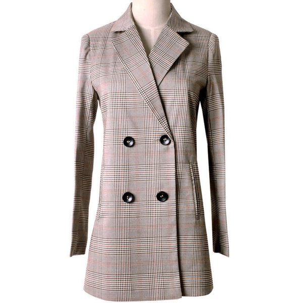 women blazers and jackets chequered suit jacket for korean version of the long-sleeved business leisure women's suits &, White;black
women blazers and jackets chequered suit jacket for korean version of the long-sleeved business leisure women's suits &, White;black